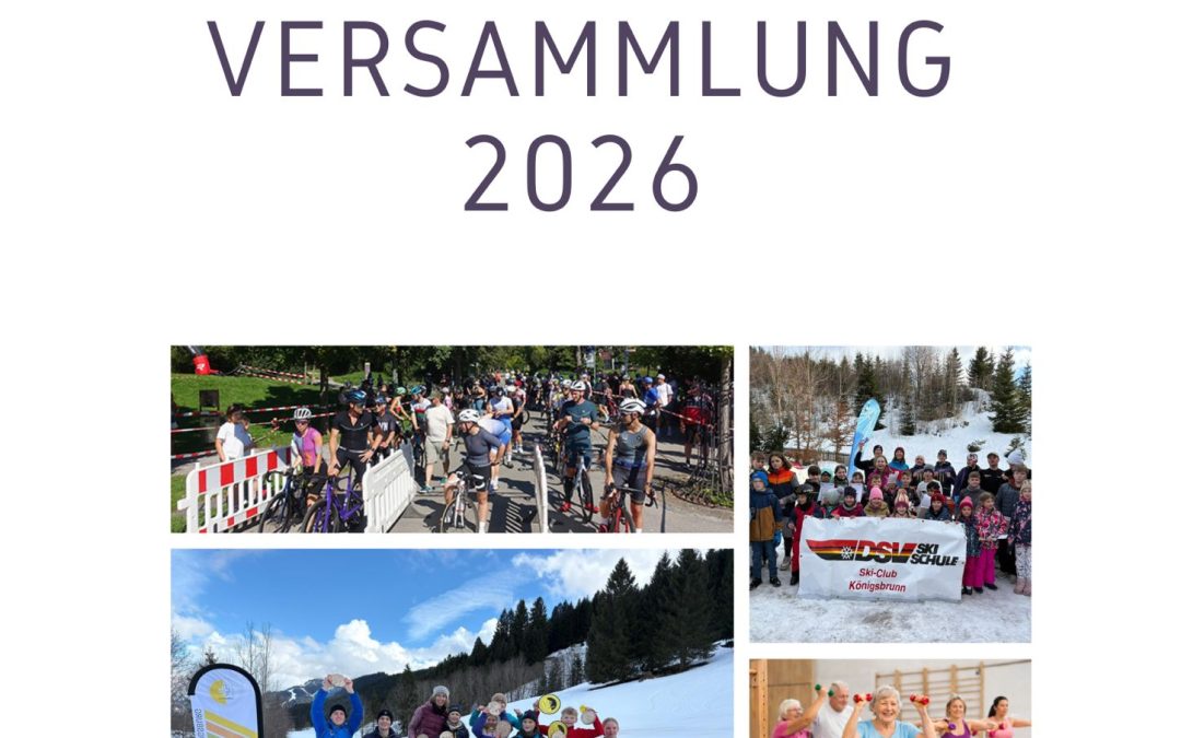 Jahreshauptversammlung 2026